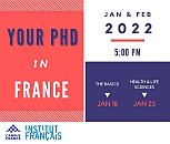 Cyklus webinářů o PhD. studiu ve Francii (18.1. -  8.2., vždy od 17:00)